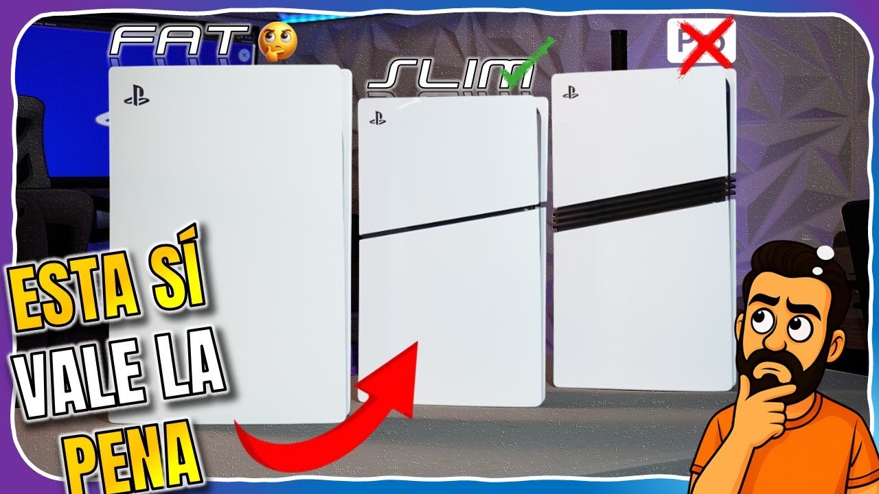 PlayStation 5 Fat, Slim o Pro: ¿Cuál vale la pena comprar en 2026?
