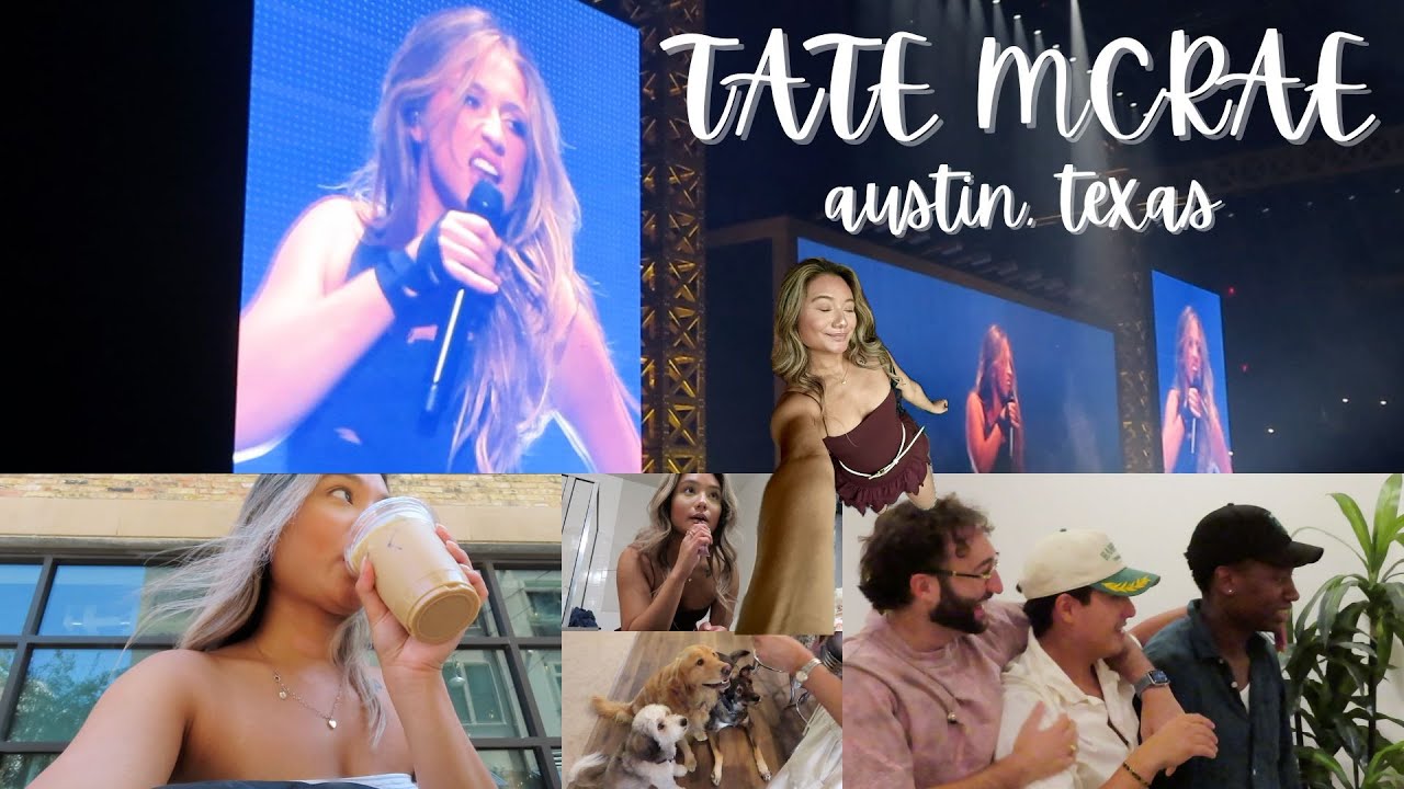 TATE MCRAE Vlog! back in Austin, Janie's birthday, trying Lifetime, get ready with me