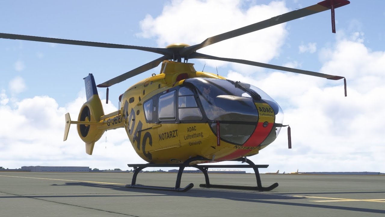 First look at the Eurocopter EC135 in Flight Simulator 2024