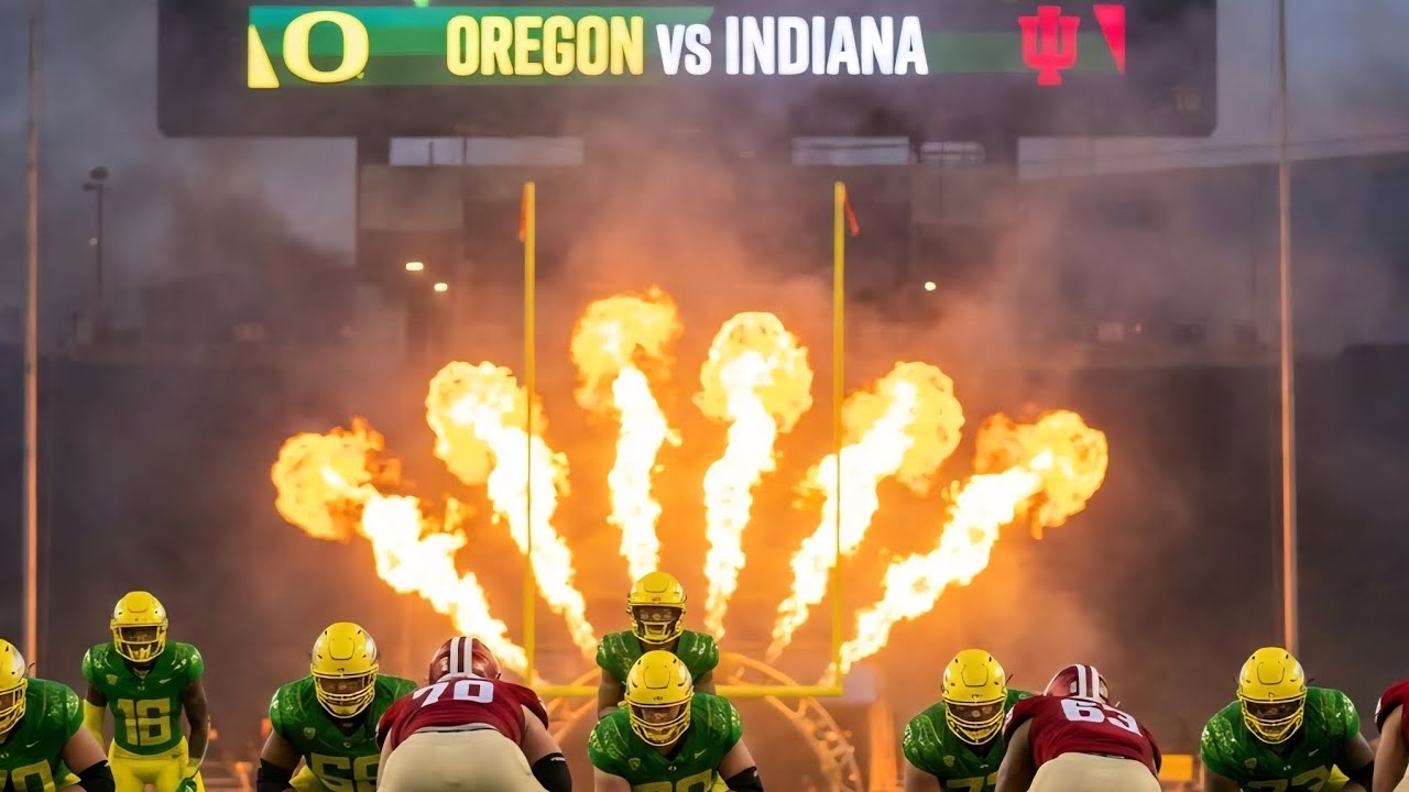 College Football Playoffs #5 Oregon vs #1 Indiana OT Thriller!!!! (Gameplay only/ No Talking)