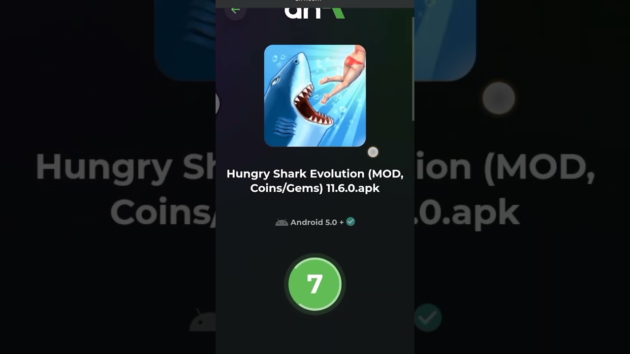 How to download hungry shark evolution with mod apk😎