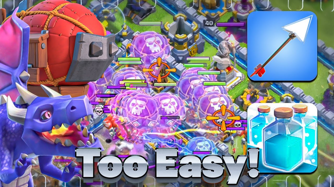 Never Fail !! | TH12 Dragon Attack | TH12 Dragon Clone Attack | TH12 Best Attack Strategy