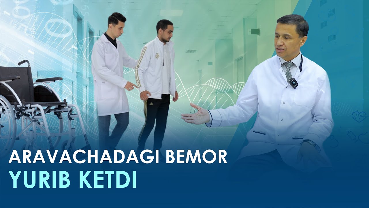 Nogironlik aravachasida kelgan yigit bir oyda yurib ketdi!