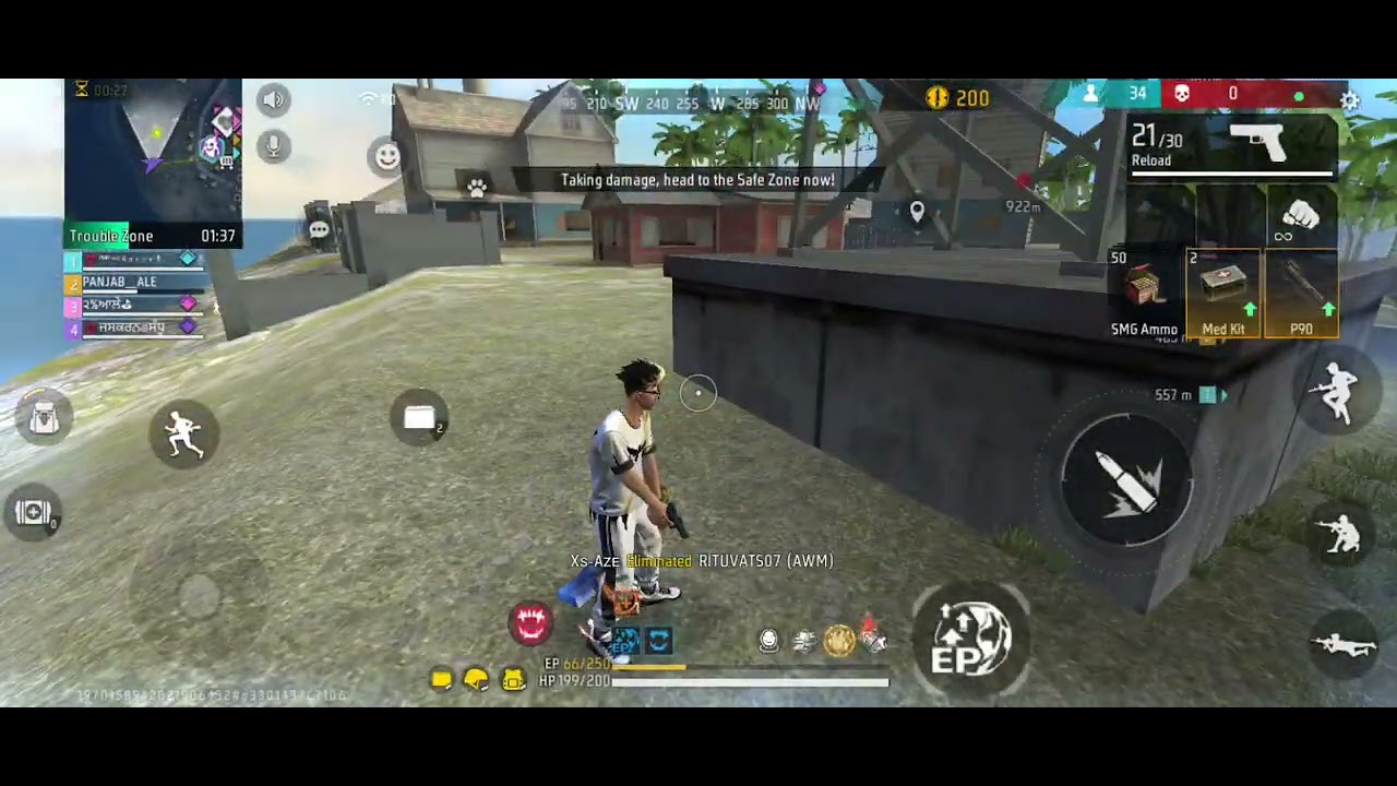Free fire Max happy broke ke sath