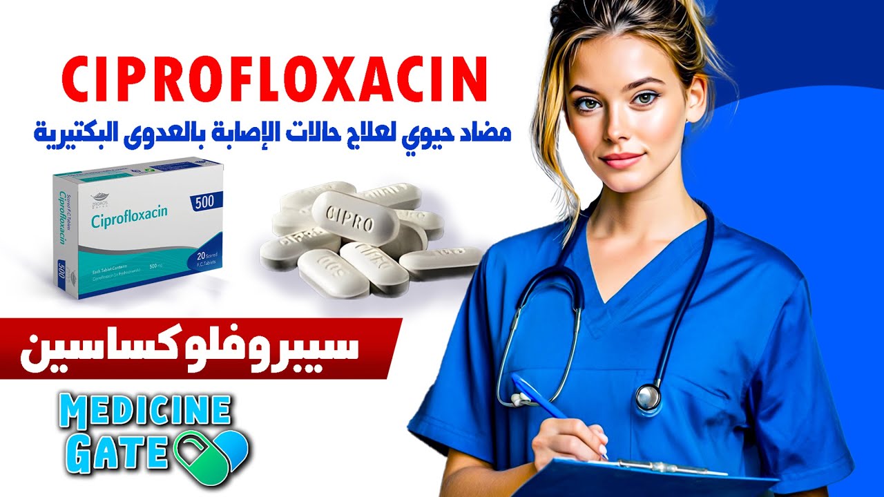 سيبروفلوكساسين | مضاد حيوي واسع الطيف | الاستخدامات | الجرعات | Medicine Gate