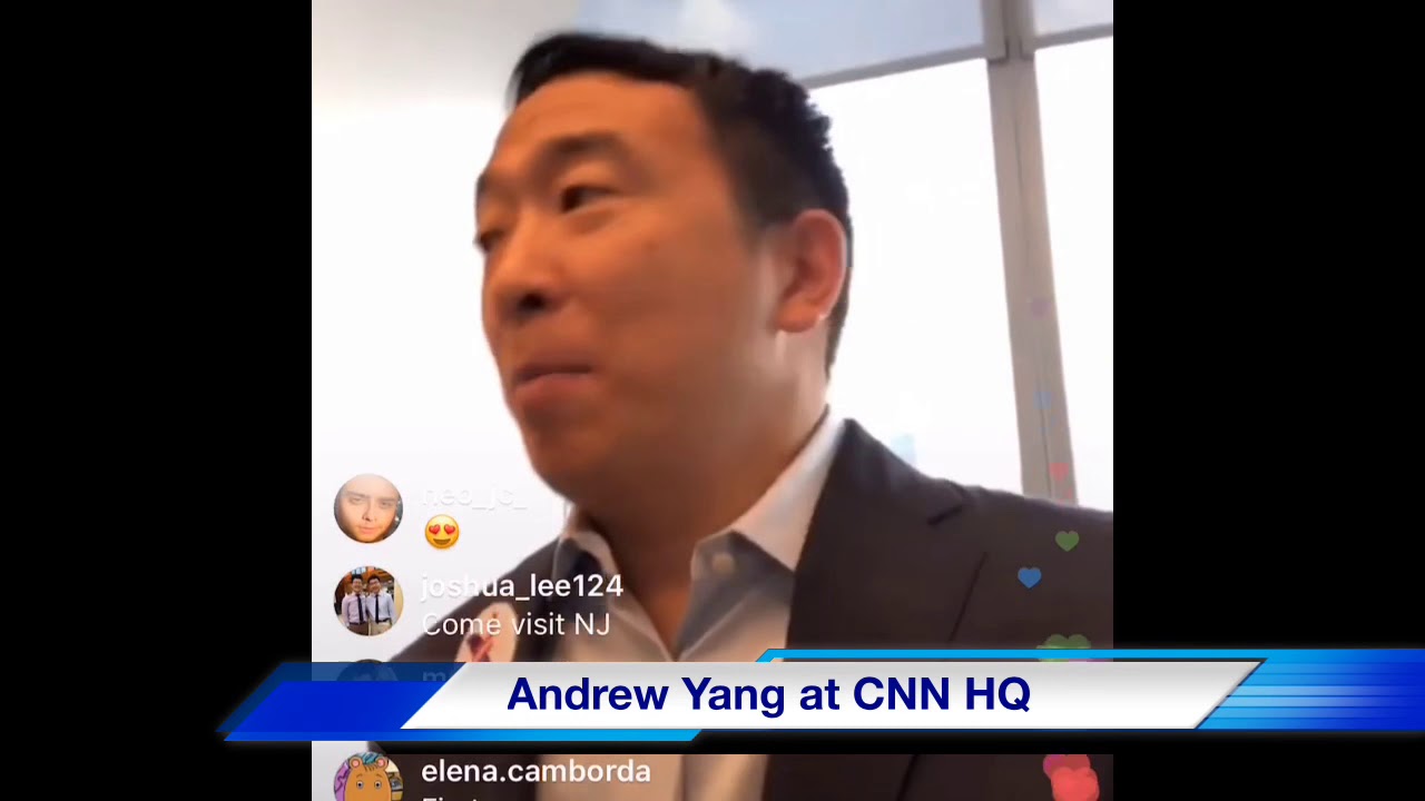 Presidential Candidate Andrew Yang at CNN Headquarters with Don Lemon #yanggang #andrewyang #cnn