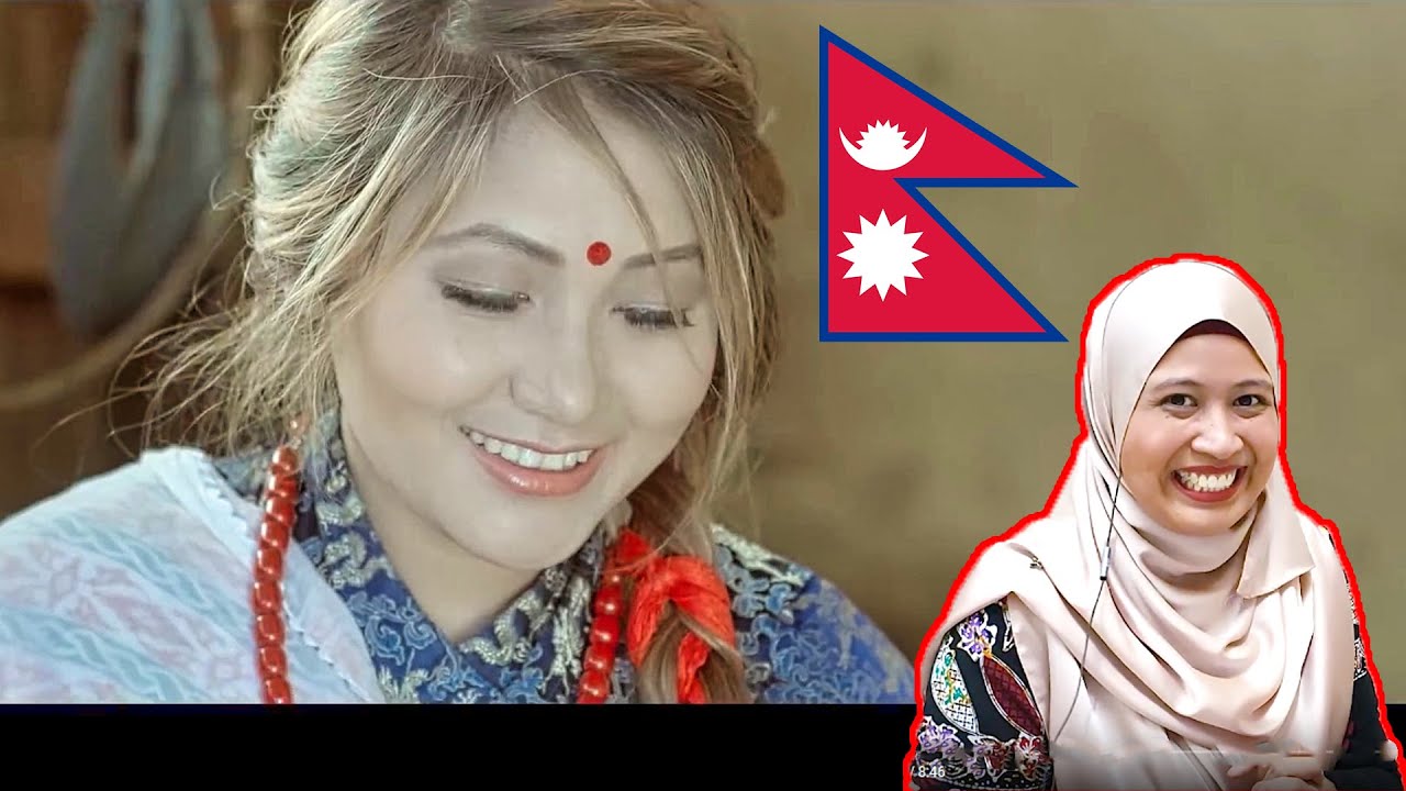 NEPALI SONG | Mathi Mathi Himali Bhegma Babina Kiratee | Malaysian Girl Reactions