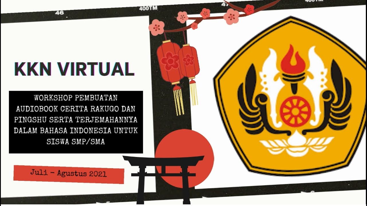 Workshop Pembuatan Audiobook Cerita Rakugo dan Pingshu dan Talkshow Bersama Disabilitas Bergerak