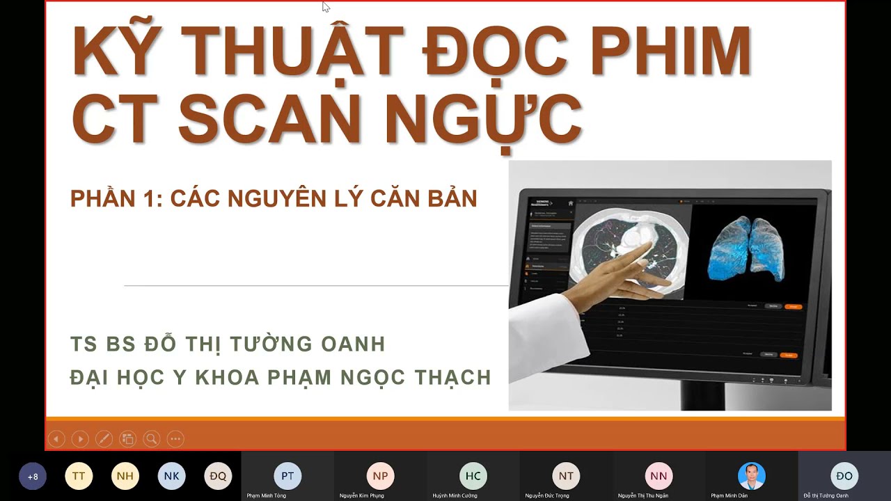 KỸ THUẬT ĐỌC PHIM CT SCAN NGỰC