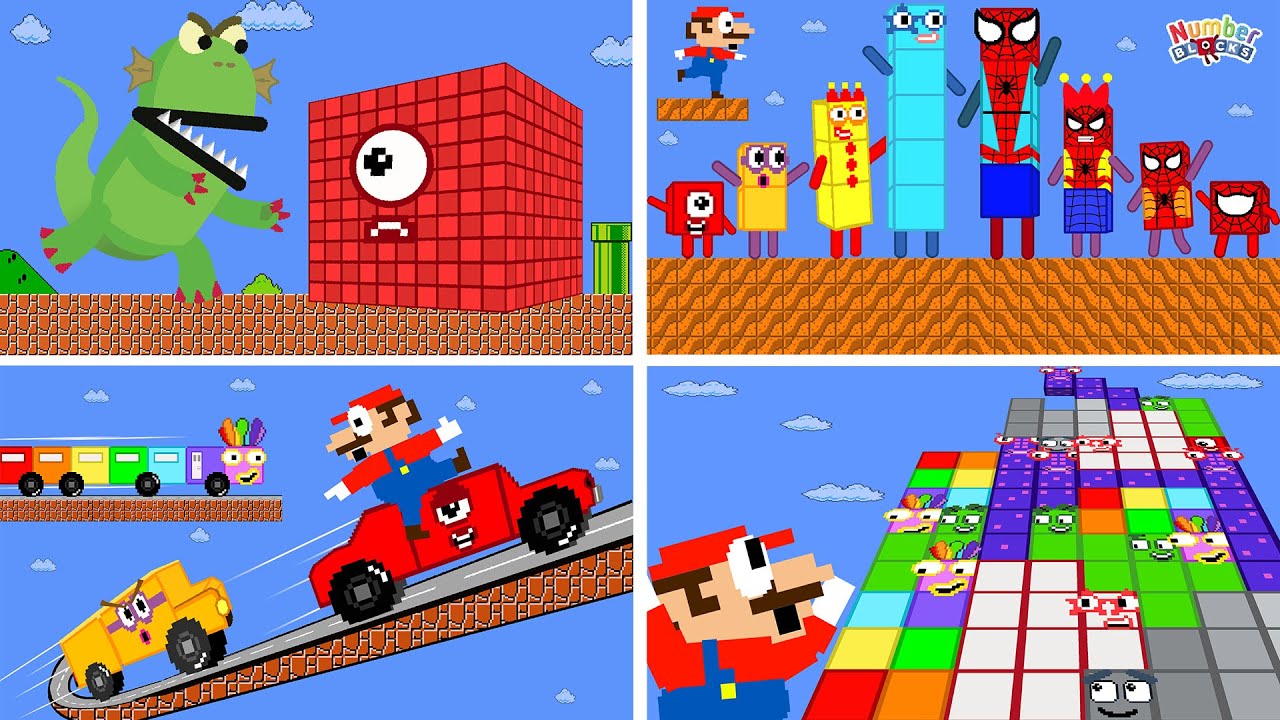 Funniest Mario and Numberblocks mix level up | videos ALL EPISODES (Season 13) | Game Animation