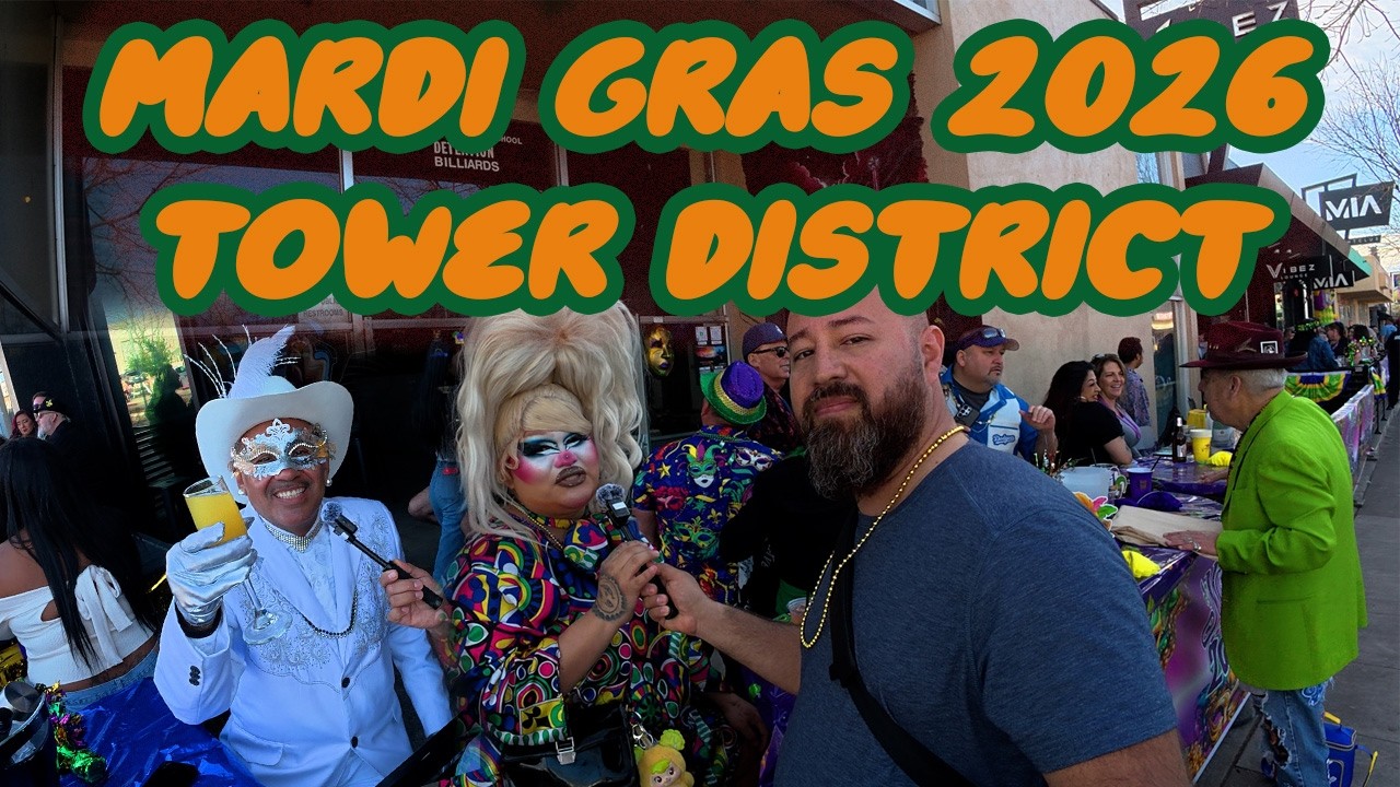🎭 MARDI GRAS 2026 EN FRESNO, CALIFORNIA | Cultura, Música y Mucha Fiesta 🎷✨