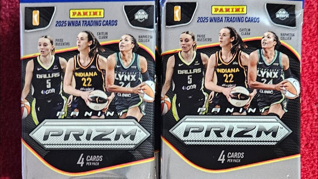 2025 Panini Prizm WNBA 24-Card Blaster Boxes x 2 