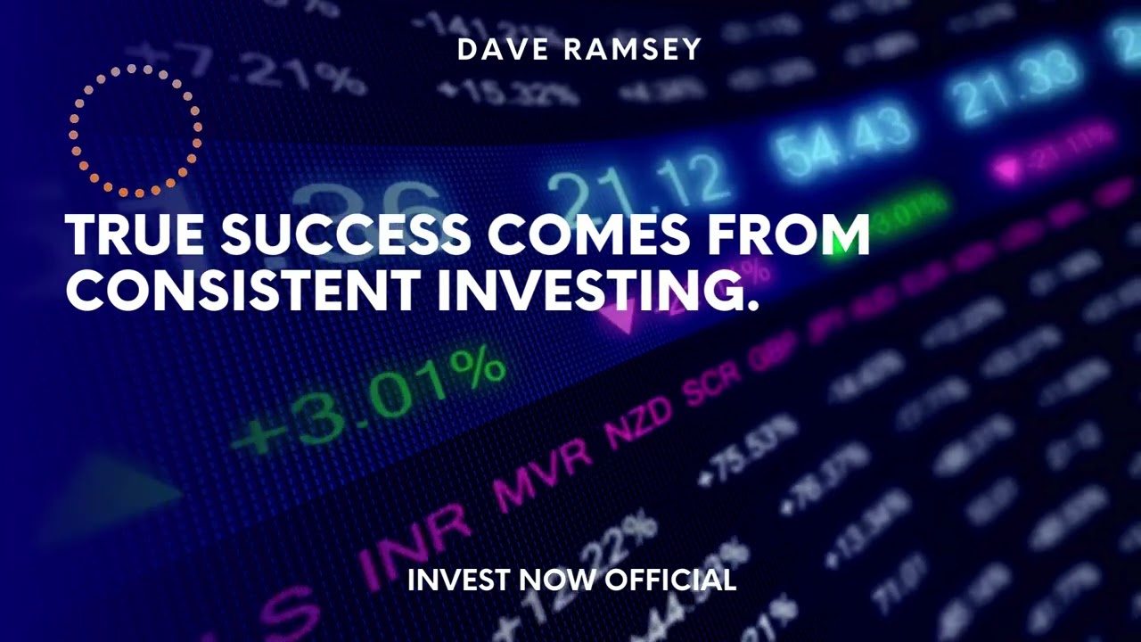 True success comes from consistent investing. &ndash; Dave Ramsey