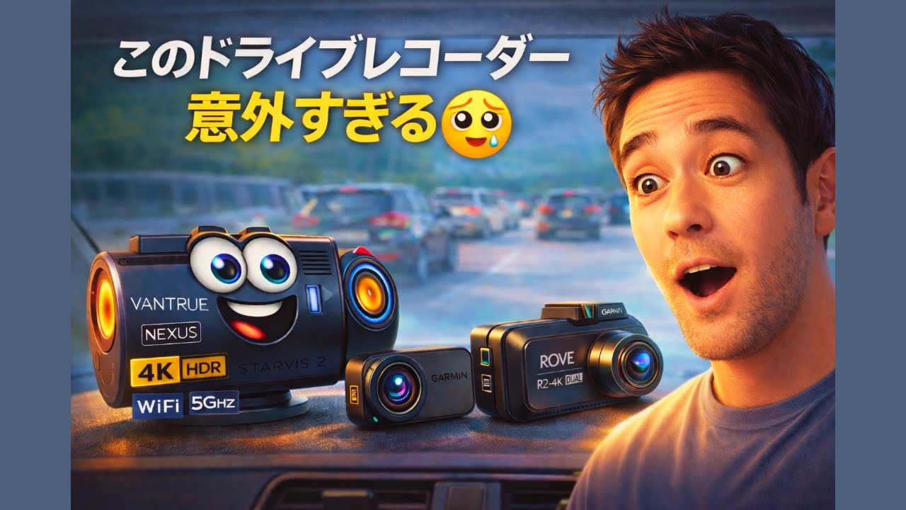 ドラレコ購入で後悔した理由｜Sony STARVIS搭載モデルの差は歴然