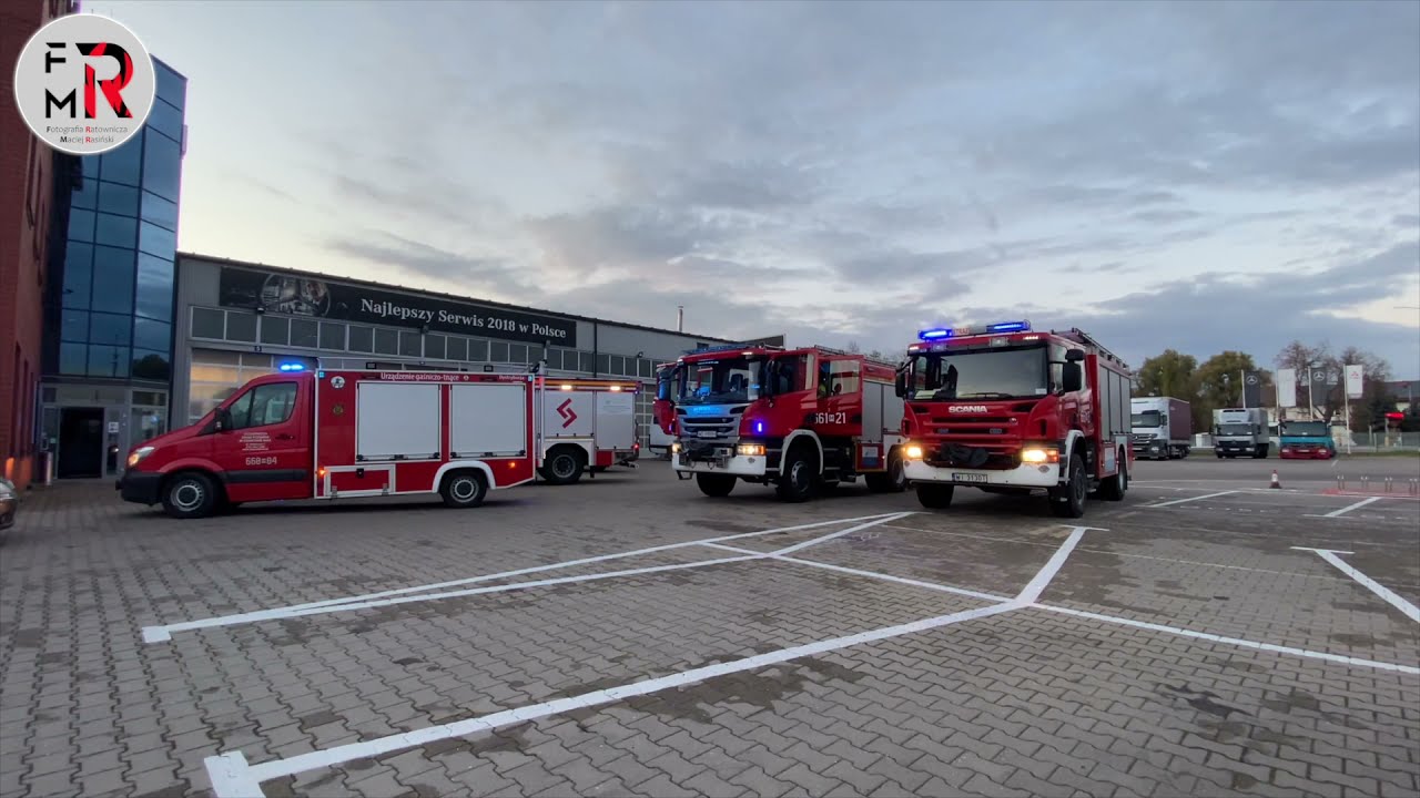 Pożar rozdzielni elektrycznej Ołtarzew Poznańska