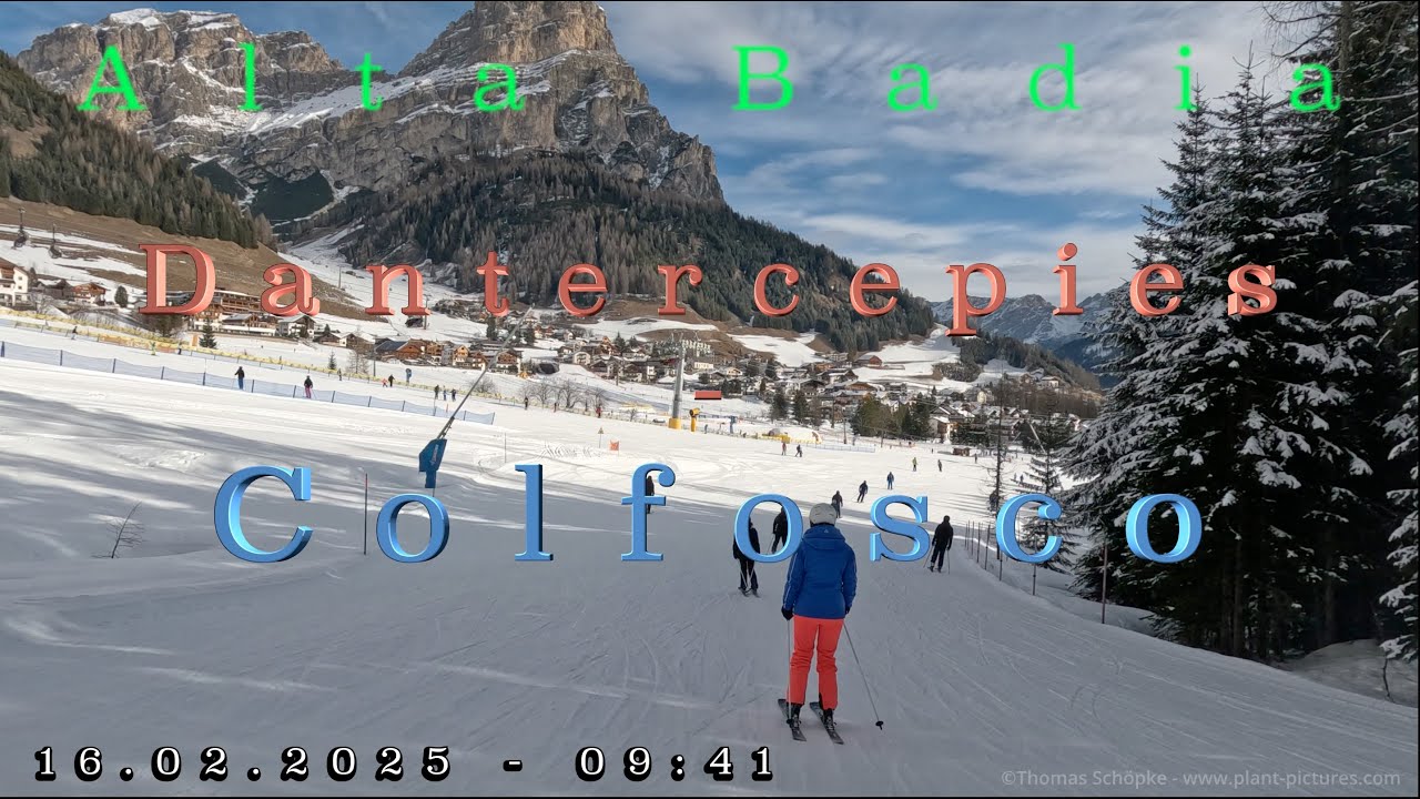 Alta Badia 2025 (16.02./09.41): DANTERCEPIES - COLFOSCO (Original Sound)