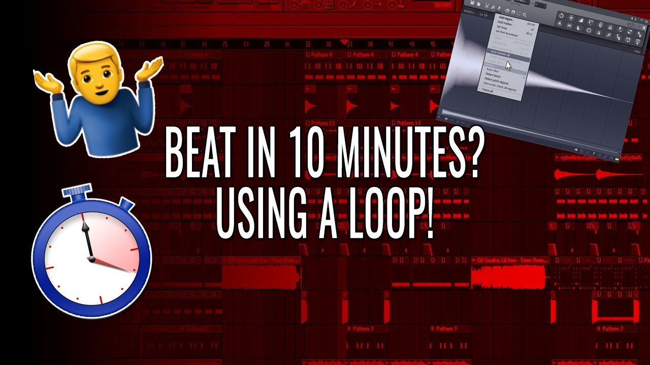 Making A Beat In 10 Minutes With A Loop in FL Studio