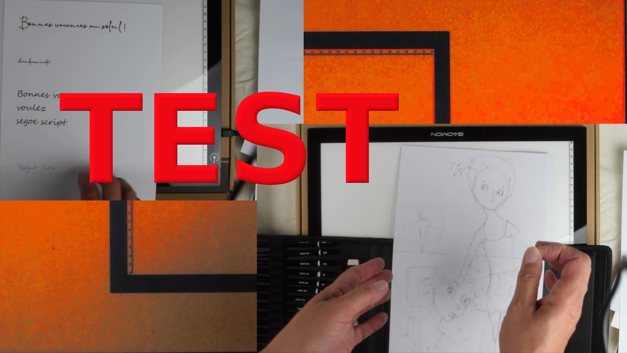TEST ET UNBOXING DE LA TABLETTE LUMINEUSE  GAOMON