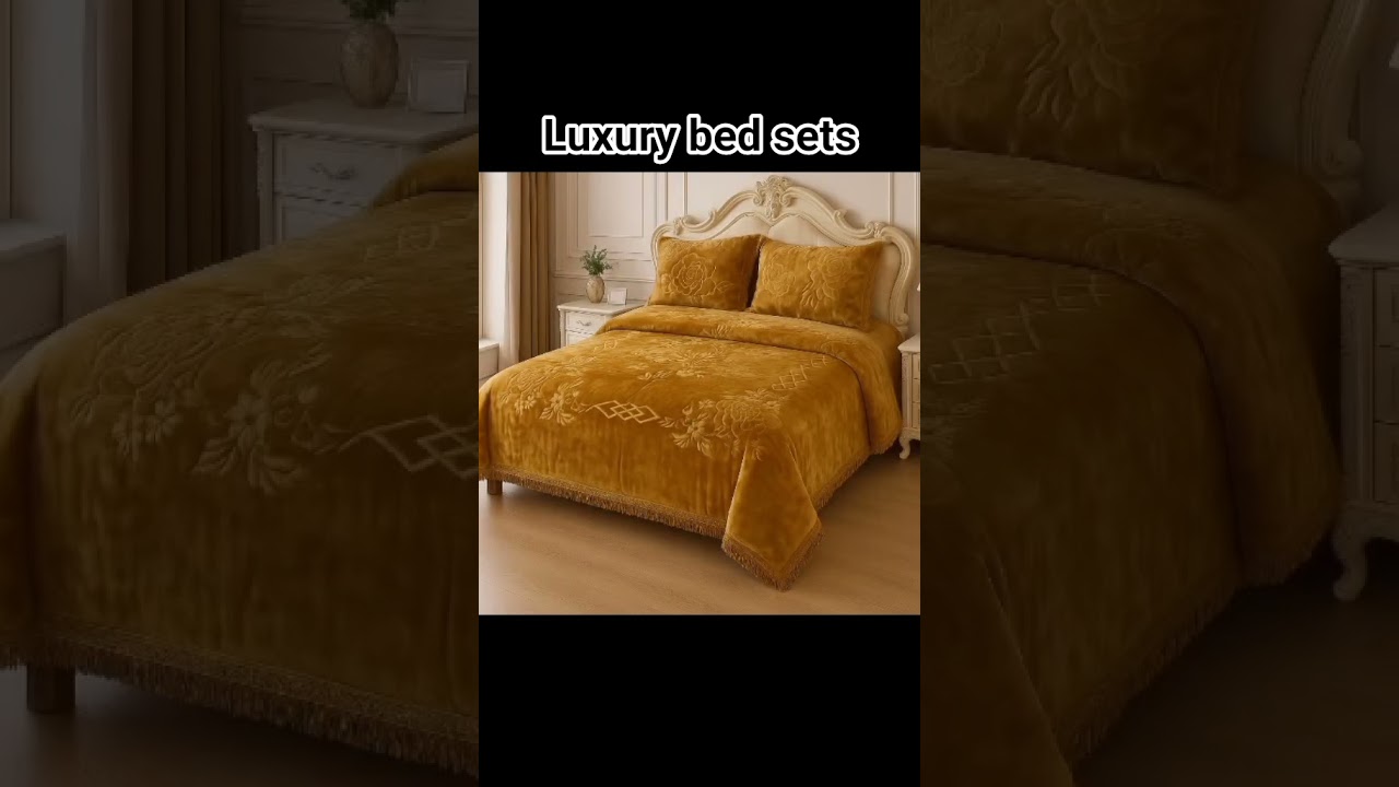 luxury bedsets on sale😍order now#hjkblankets #bedsheet #luxury #shorts #shortvideo