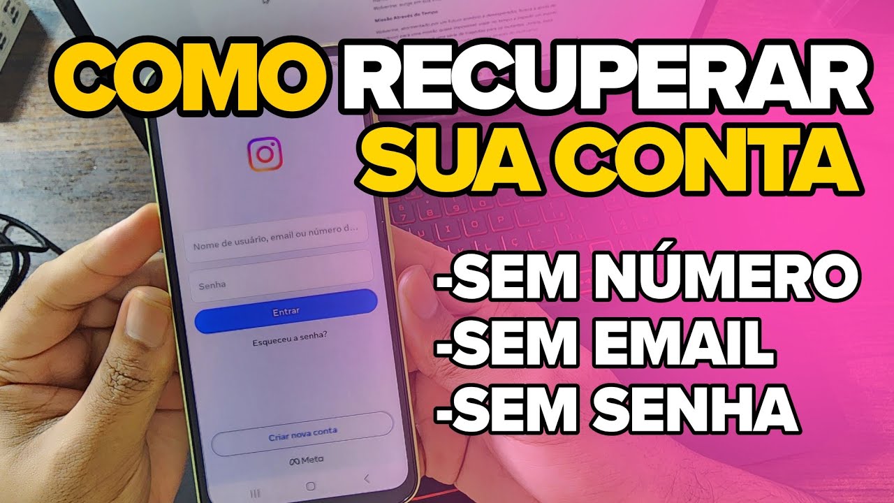 COMO RECUPERAR SUA CONTA DO INSTAGRAM ( SEM EMAIL, SEM SENHA, SEM NUMERO)
