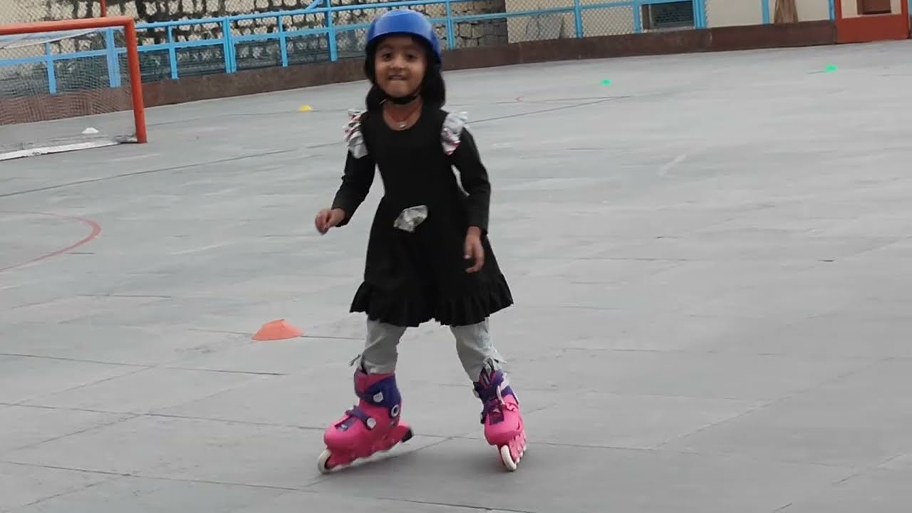 167day skating #myrasisters # 47th myra skating practice class 👍#స్కేటింగ్ new video like subscribe