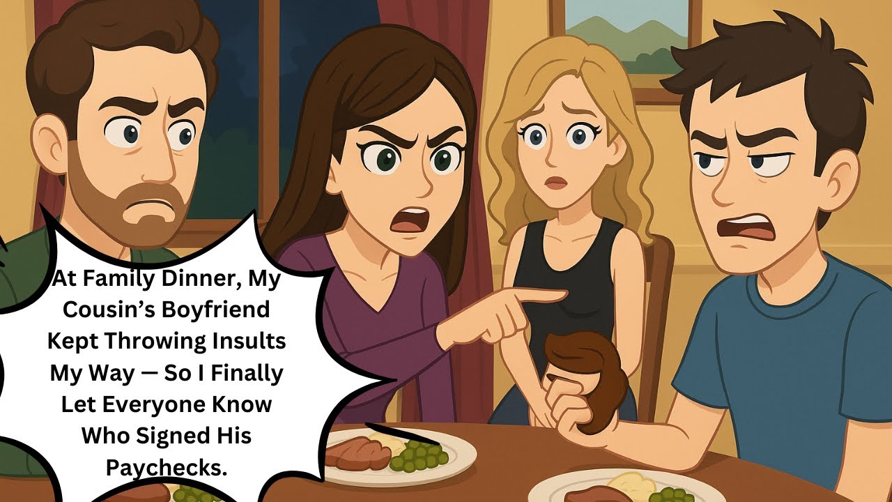 At Family Dinner, My Cousin&rsquo;s Boyfriend Kept Throwing Insults My Way &mdash; So I Finally Let Everyone...