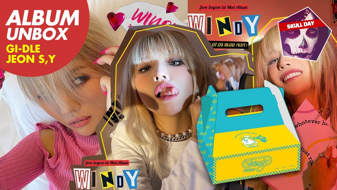 🌸UNBOXING GIDLE (JEON SOYEON) - WINDY(Beam Beam)🌸Album Reaction (New Kpop Song) 여자아이들 전소연(윈디) 언박싱