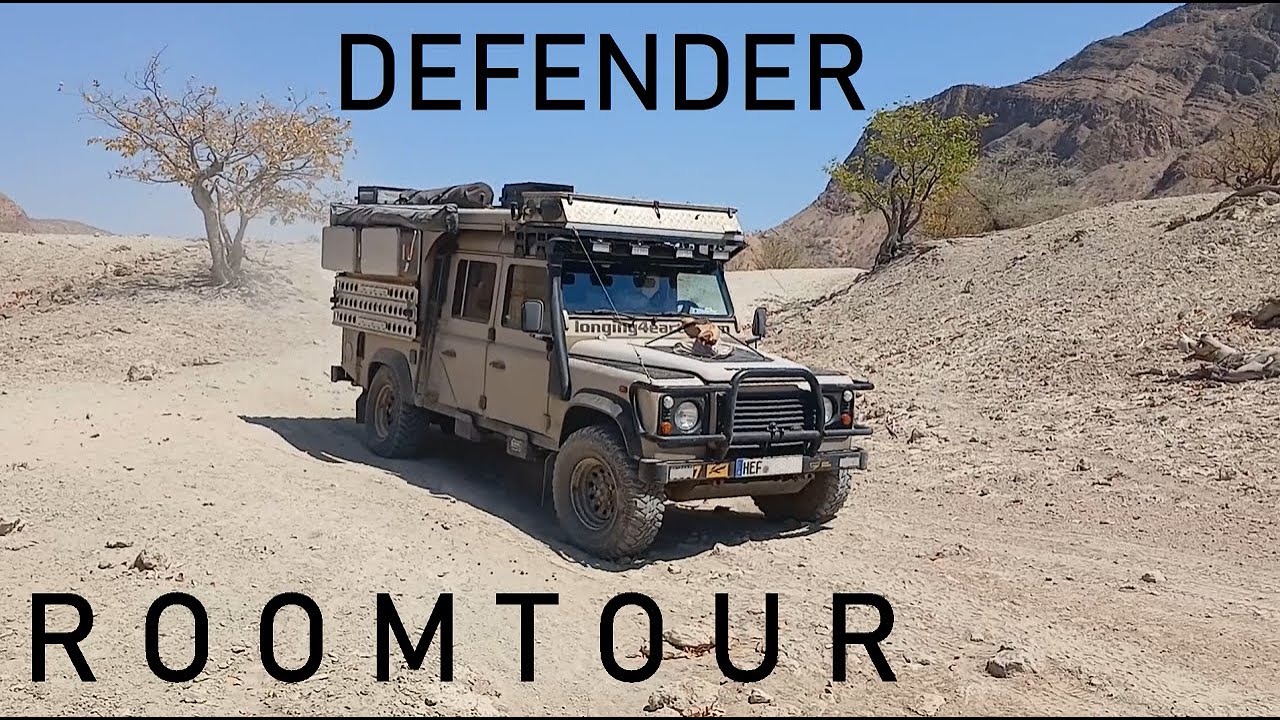 Roomtour Defender 130 td5 FAMILY Bushcamper - Longing4Earth.com -