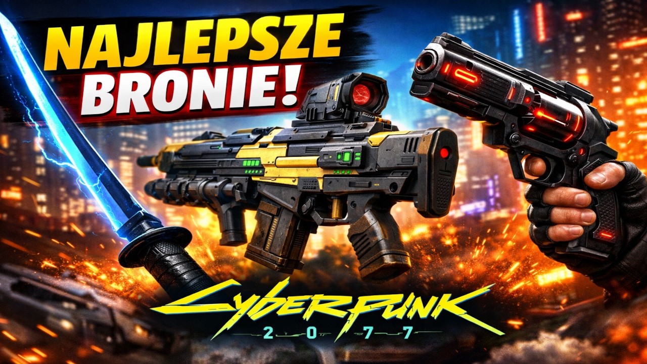 5 Wyjątkowych broni w Cyberpunk 2077