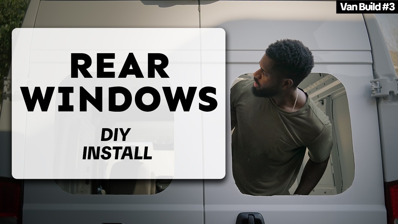 ep. 1 - van rear windows install | ram promaster | DYI