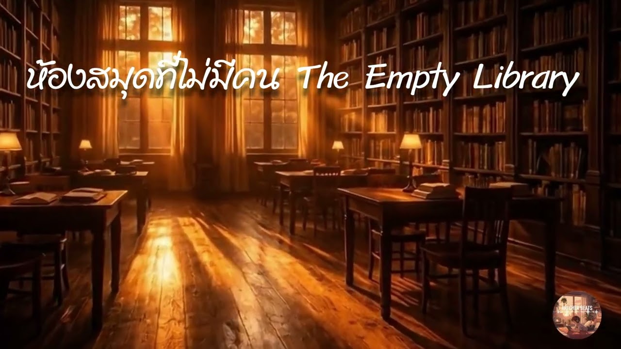 [1 Hour]  ห้องสมุดที่ไม่มีคน – The Empty Library สำหรับการอ่านหนังสือ ดนตรีที่ไม่มีคน