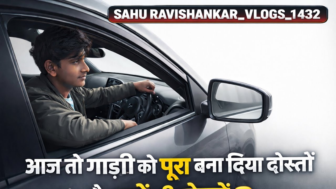 आज तो गाड़ी को पूरा बना दिए दोस्तों और घूमे भी दोस्तों || SAHU_RAVISHANKAR_VLOGS_1432