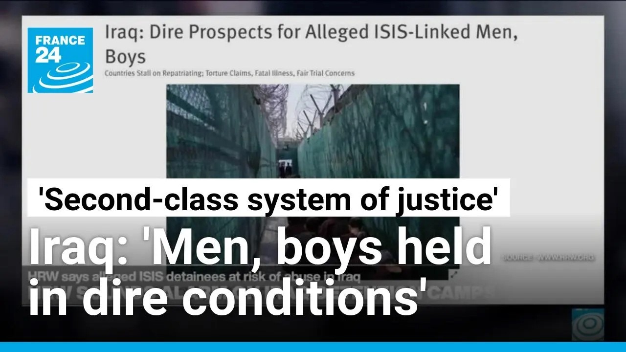 ISIS suspects face 'outsourced' justice in Iraq as HRW warns of 'collective global detention crisis'