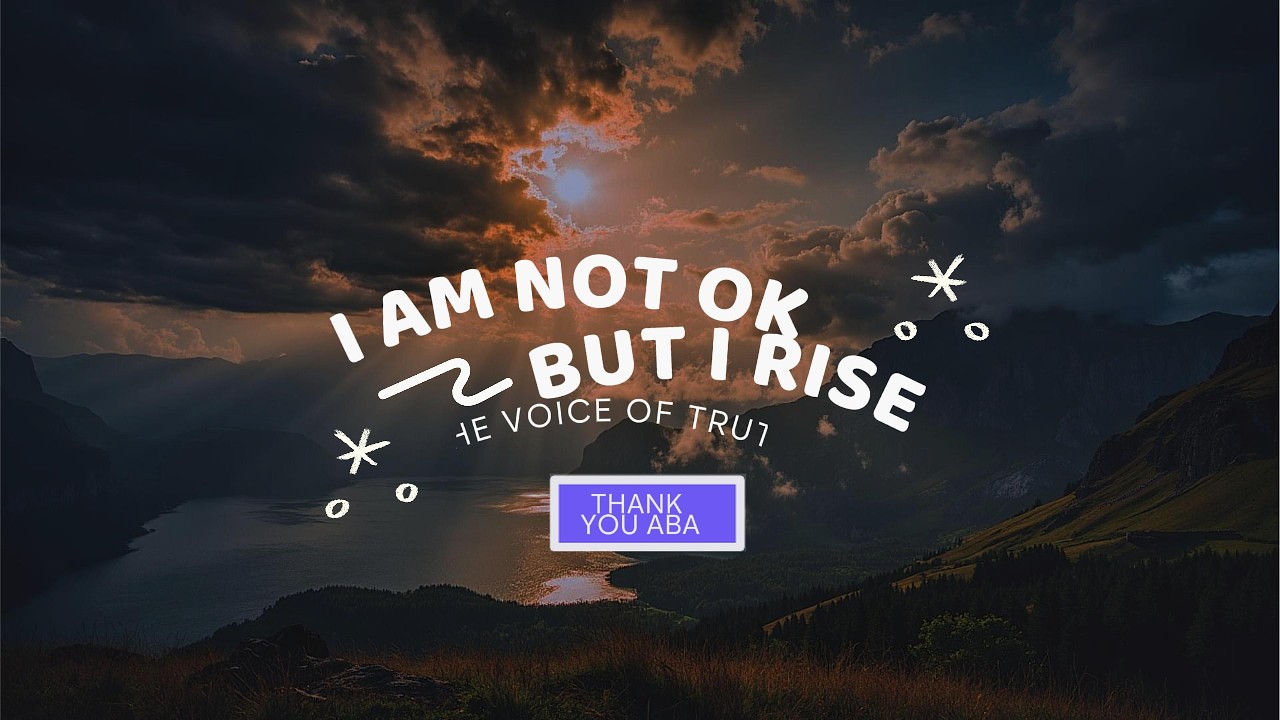 KARAOKE  I AM NOT OK BUT I RISE