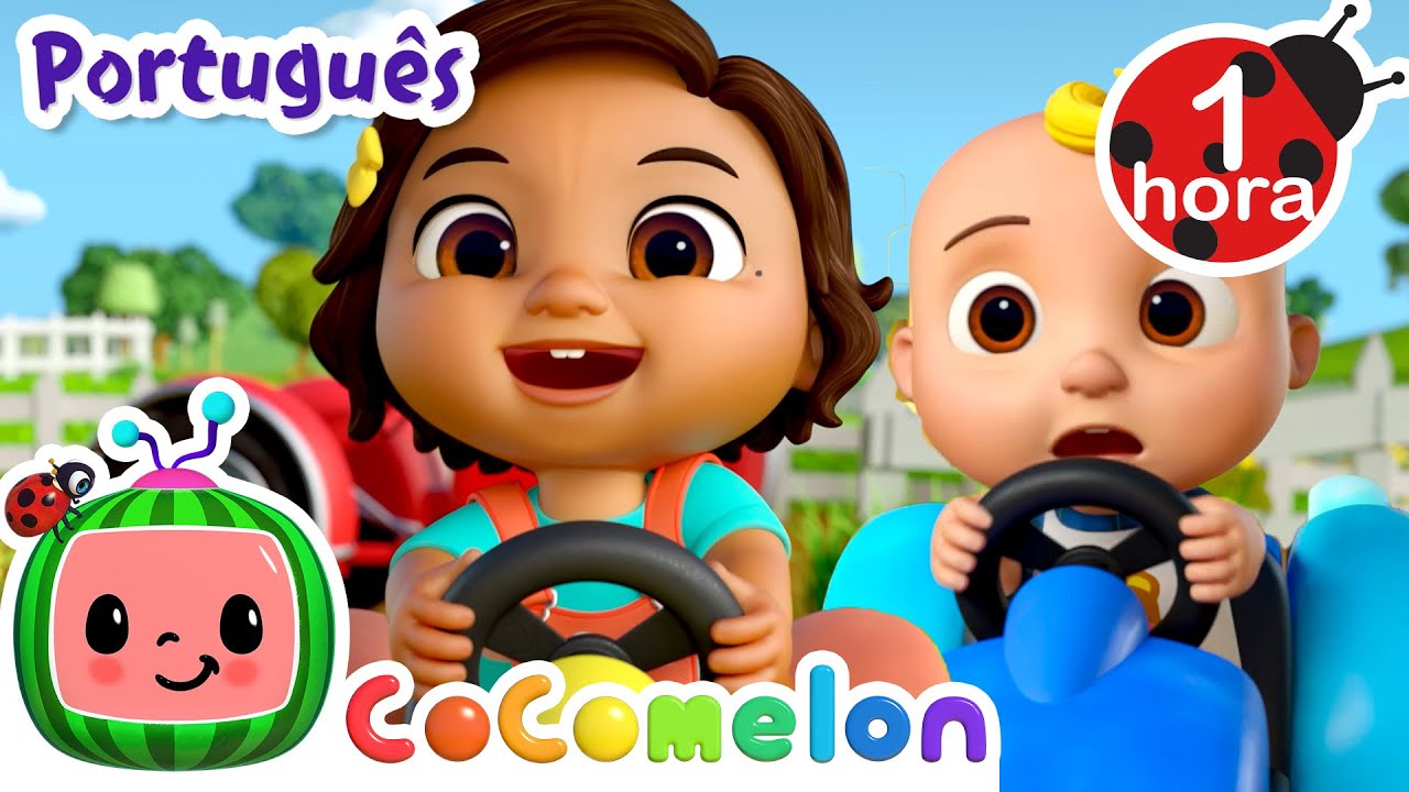 Corrida de Tratores | Hora de CoComelon Brasil | Músicas Infantis e Desenhos Animados em Português