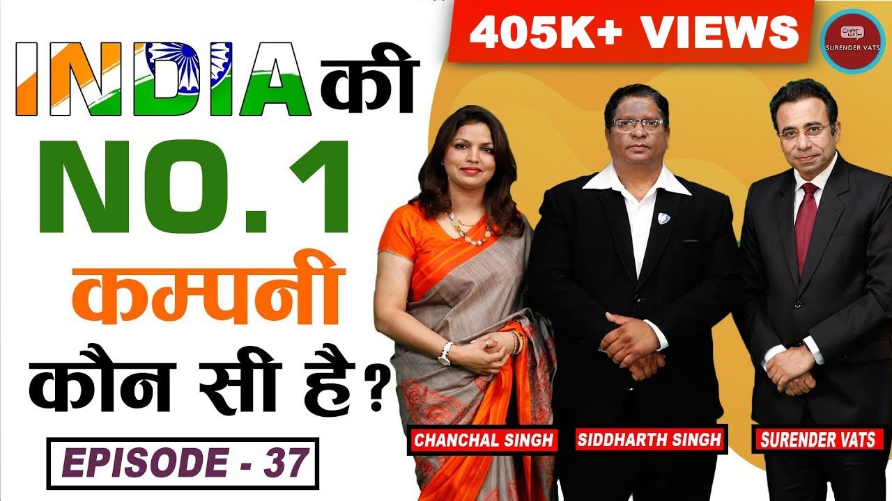 INDIA की No. 1 कम्पनी कौन सी है? | Chanchal & Siddharth Singh | Chat with Surender Vats | Episode 37