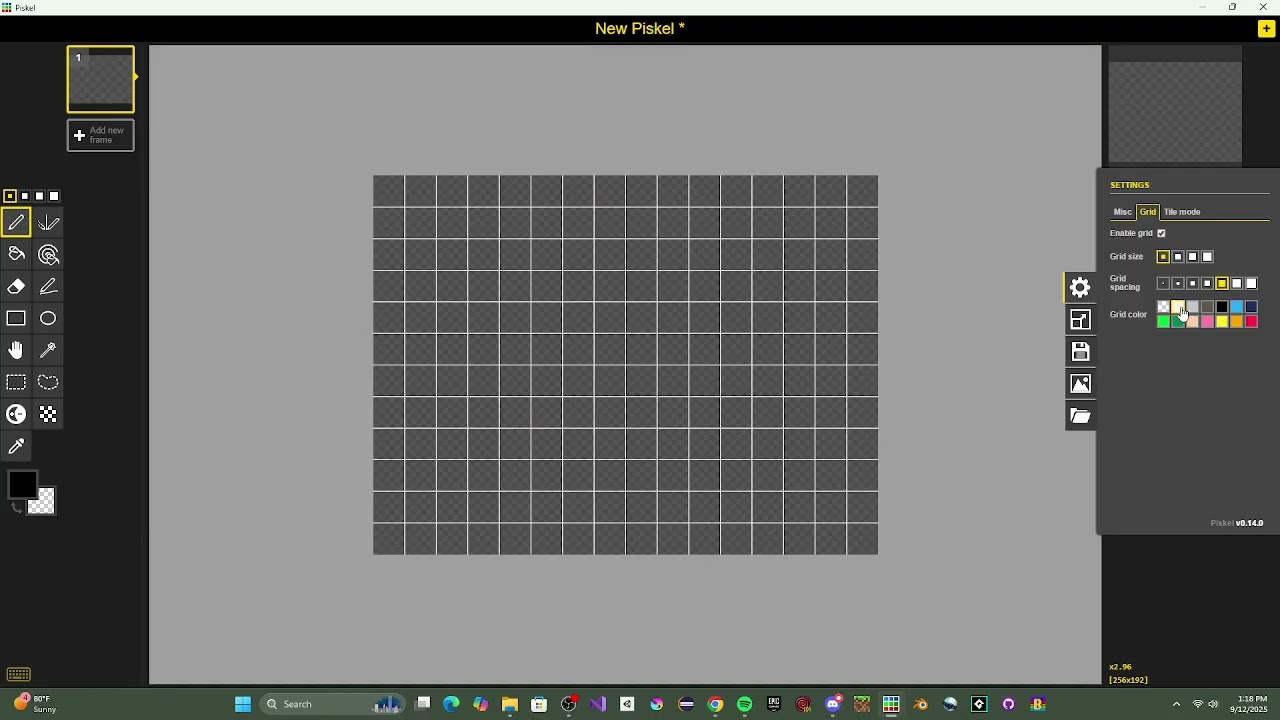 Basic Pixel Tileset Setup for 32x32 tiles