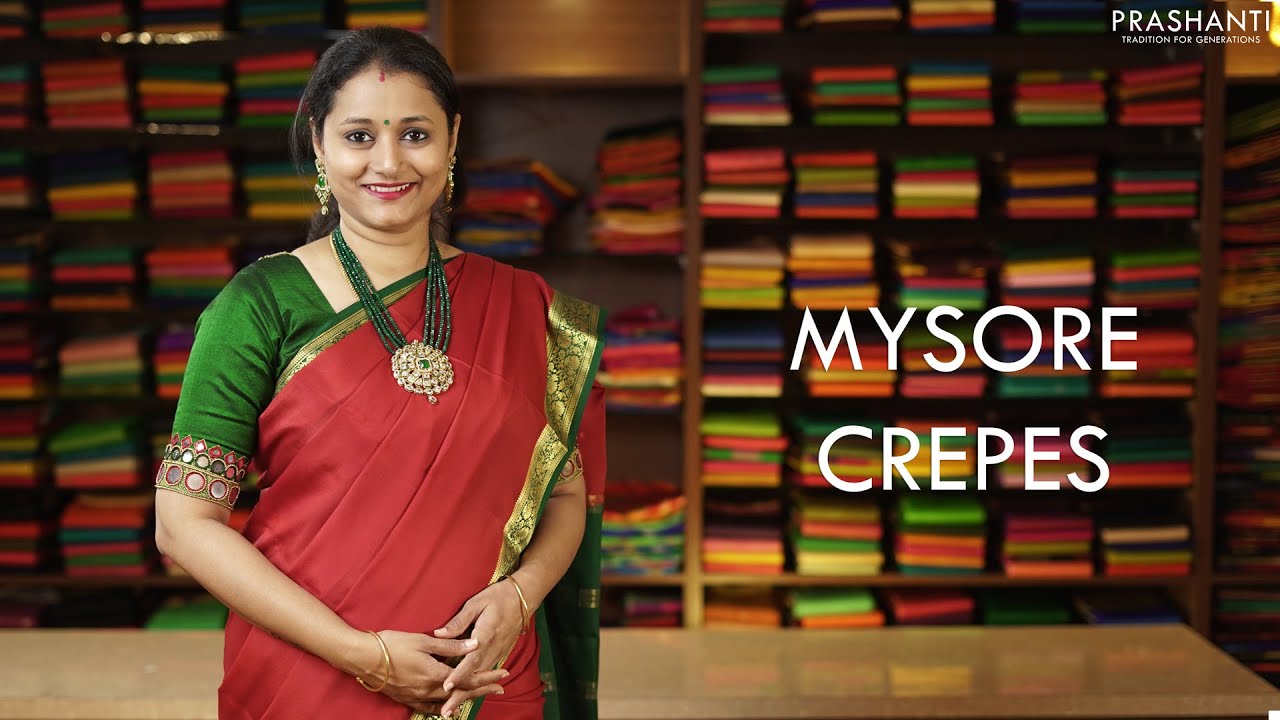 Mysore Crepe Silk Sarees | 17 Dec 2020 | Prashanti