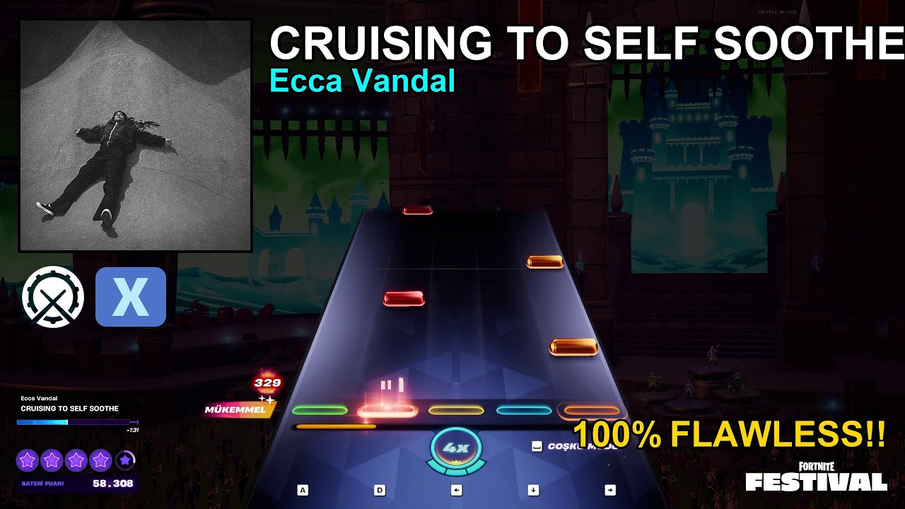 CRUISING TO SELF SOOTHE Expert Drums 100% FC - Fortnite Festival