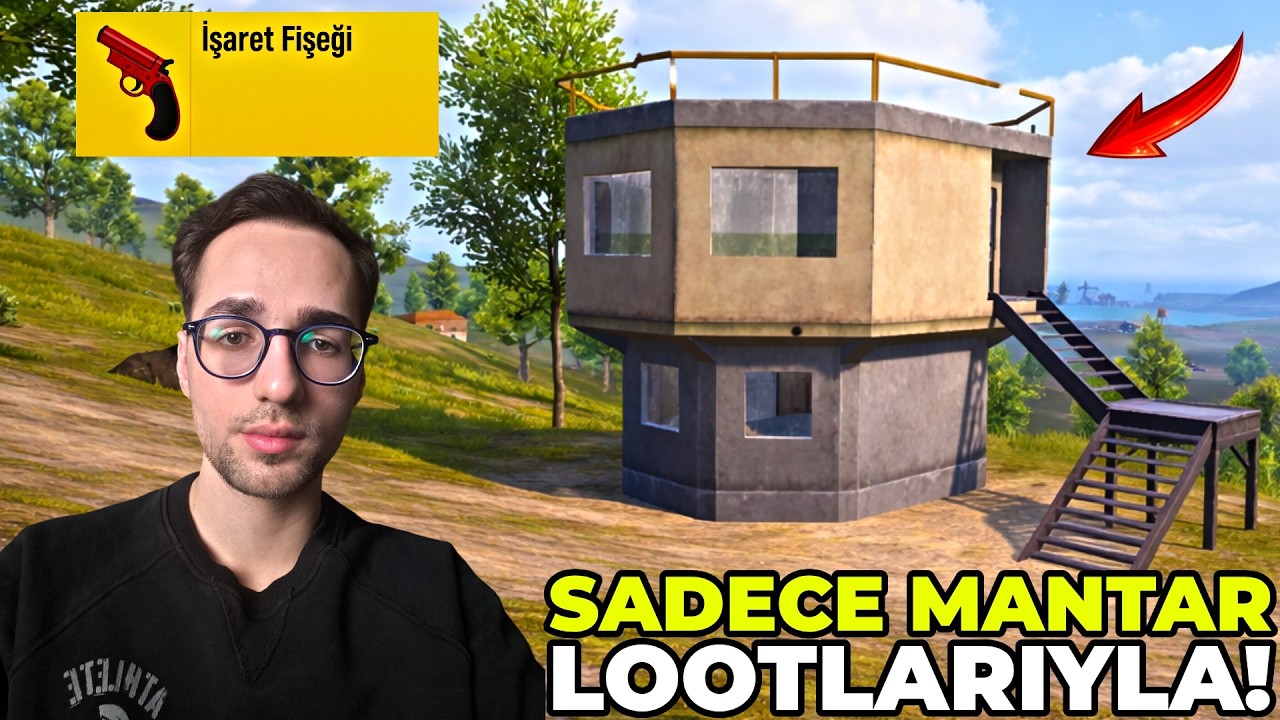 SADECE MANTAR LOOTLARIYLA WIN ALMAK ! PUBG MOBILE