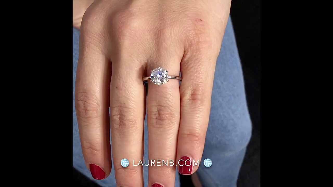 2 ct Round Diamond Six Prong Solitaire