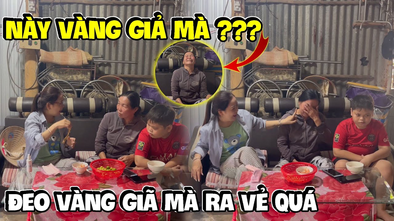 Dì Hương Đeo Vàng Ra Lấy Le Với Linh Ế Và Cái Kết | Hải Ka Vlogs