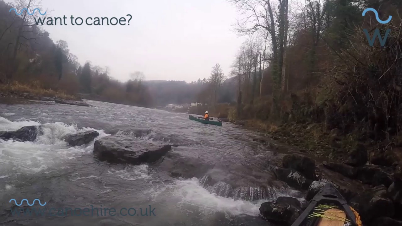 Aubrey on the Symonds Yat Rapids December 2016