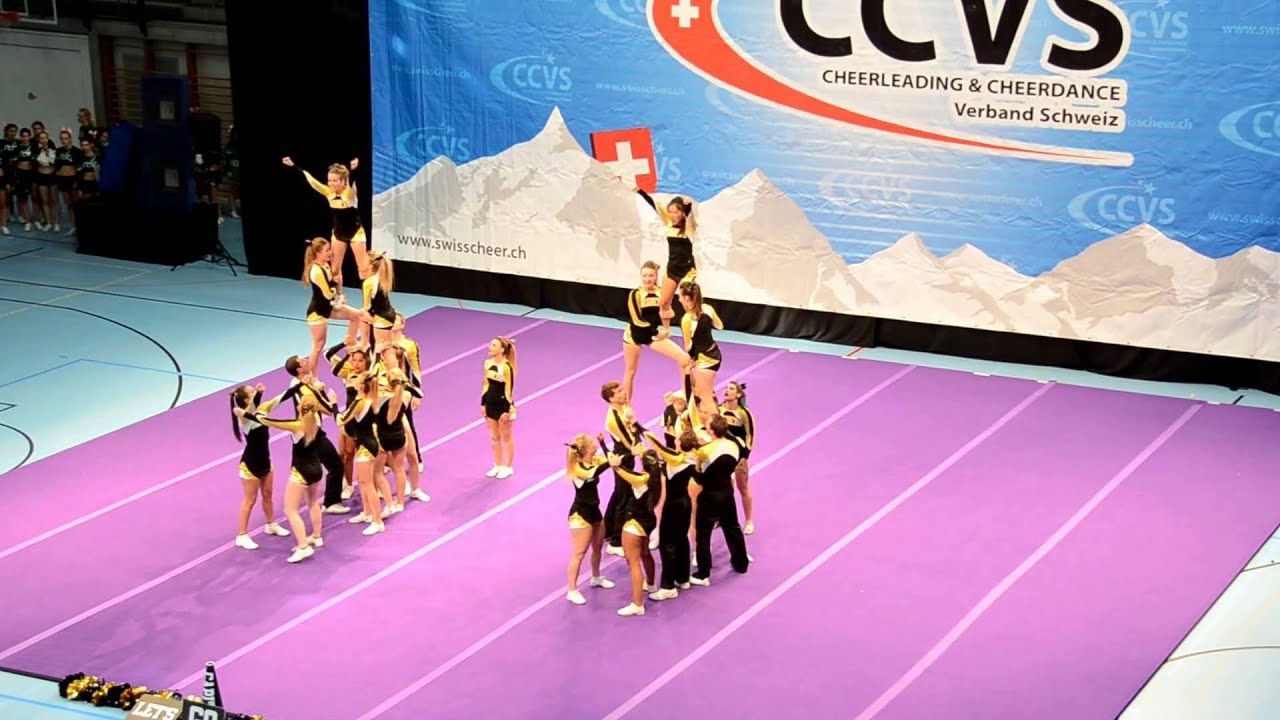 TVL Cheerleader Capital Hornets Senior Coed Swiss Championship 2016 - Schweizer Meister 2016