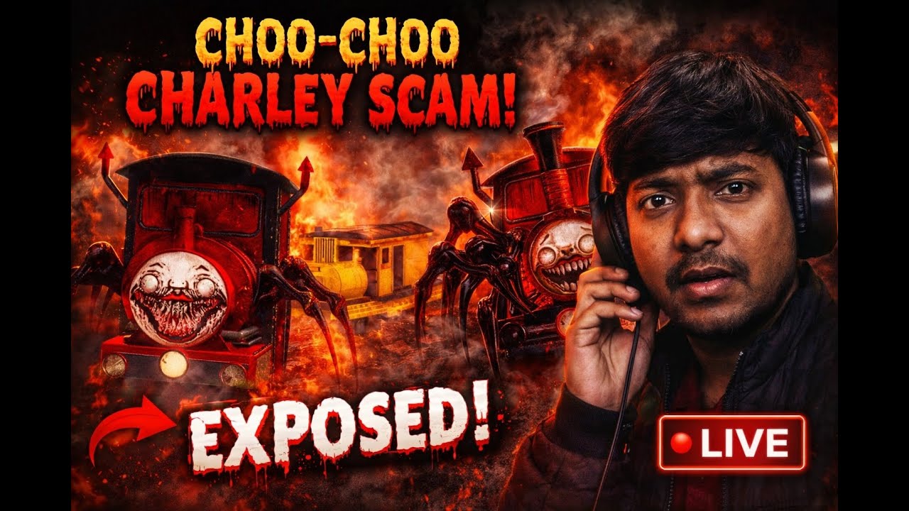 Choo Choo Charles LIVE | Aaj Bach Payenge Ya Nahi?Choo Choo Charles LIVE Gameplay 🔴