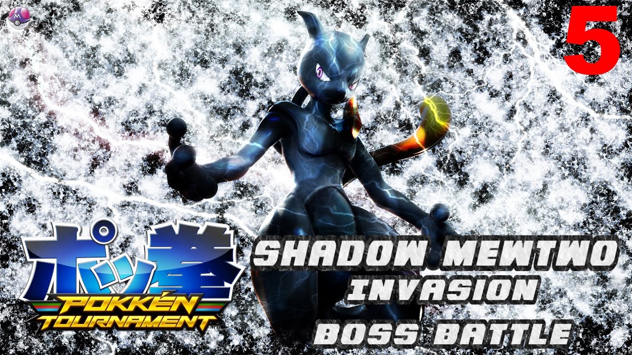 Pokken Tournament - Shadow Mewtwo Invasion Boss Battle (60fps 1080p)
