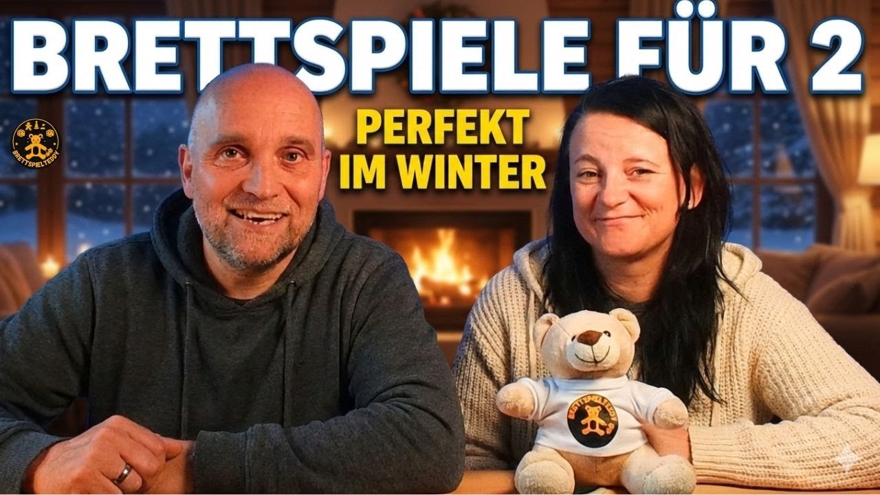 5 Brettspiele für 2, die JEDEN Winterabend retten! (Nur DIESE brauchst du)