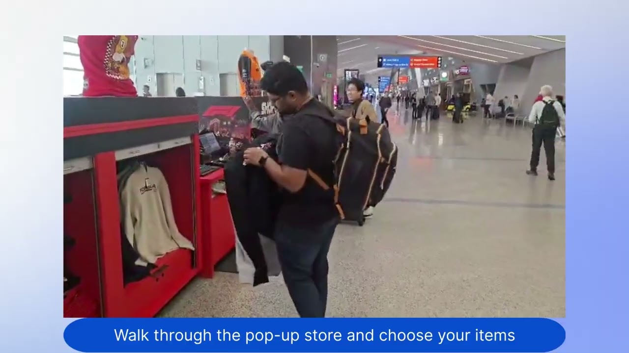 Mishipay solution at WHSmith F1 merch store