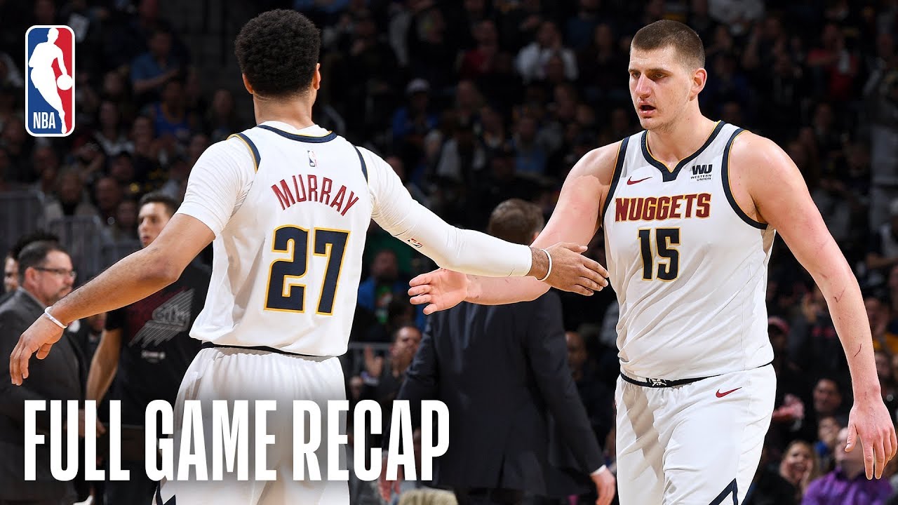 TRAIL BLAZERS против NUGGETS | Йокич блистает в первом матче серии | Игра 1