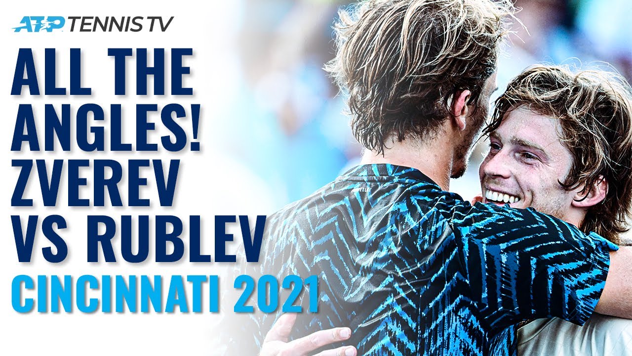 Alexander Zverev vs Andrey Rublev: All The Angles | Cincinnati 2021 Final Highlights